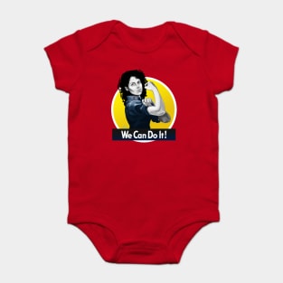 Ripley the Riveter Baby Bodysuit